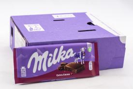 Молочный шоколад Милка Экстра Тёмный Шоколад 100г Milka Extra Cacao Dark Chocolate 100g