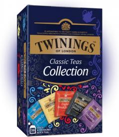 Чай Twinings ассорти Классическая коллекция, короб (20 пак.) 40 гр