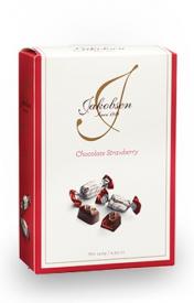 Шоколад Carletti Jakobsen Chocolate Strawberry Bag in box 140 грамм
