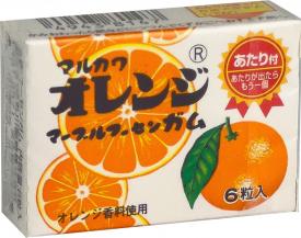 Жевательная резинка Marukawa шары Апельсин 8 гр