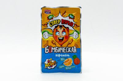 Карамель Канди Бомбическая со вкусом ананаса 13 гр