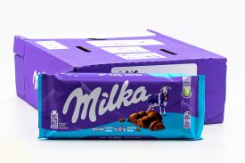 Молочный шоколад Milka Bubbly Milk 90 гр