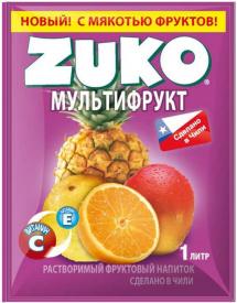 Растворимый напиток ZUKO Мультифрукт 20 гр