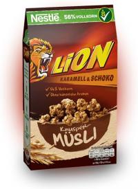 Мюсли Nestle Lion caramel&choco 420 грамм
