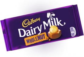 Шоколад Cadbury Dairy Milk WHOLENUT 200 гр