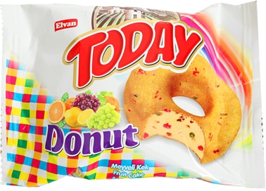 Кекс Today Donut с фруктовым вкусом 45 грамм