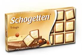 Шоколад Schogetten Trilogia Chocolate "Трилоджия" 100 грамм