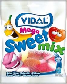 Жевательный мармелад Vidal Мега сладкий микс 90 гр