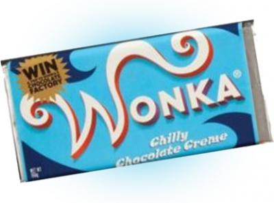 Шоколад Wonka с фундуком с золотым билетом 200 гр